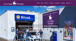 Desktop Screenshot of courage-design.dk